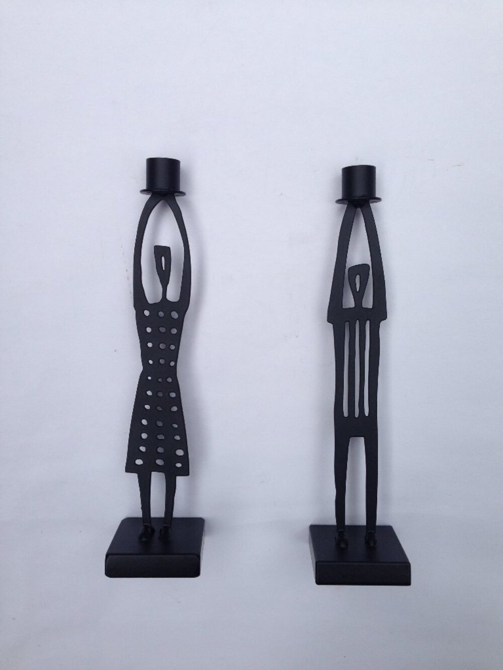 Bengt Lindberg Woman & Man Candleholder Set